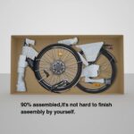 27M201 E-Bike Elektrofahrrad 27.5 „ Fette Reifen Elektrofahrrad mit Mittelmotor Max. Reichweite bis zu 150km, Mountainbike All Terrain mit 9 Gängen, City E-Bike Herren Damen