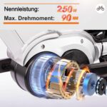 SAXONETTE E Bike 28 Zoll Ebike mit Mittelmotor 250 Watt 90NM, Elektro Fahrrad Erwachsene mit 36V 14.5Ah Akku, 120KM Lange Range, 10 Gäng Pedelec Electric Bike für Damen und Herren/Männer