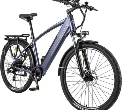 27M204 E-Bike, Elektrofahrrad 27.5'' Trekkingrad E-Cityrad mit 36V 13Ah Lithium-Akku für Lange Reichweite bis 100KM, 250W Motor, EU-konformes mit App