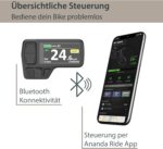 AGON E Bike Mountainbike 27,5 Zoll Alpha | Ebike Herren Damen 24 Gänge Schaltung | 250W Motor 540 Wh 15Ah Elektro MTB Fahrrad mit 15-135 km Reichweite Pedelec 36 V