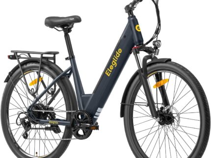 Eleglide T2 E Bike, 27,5" Trekkingrad E-Bike Herren Damen mit Hydraulische Scheibenbremsen, 36V 13Ah Akku,100km Reichweite, Elektrofahrrad mit 7-Gang-Getriebe, Pedelec Citybike EBike für Erwachsene