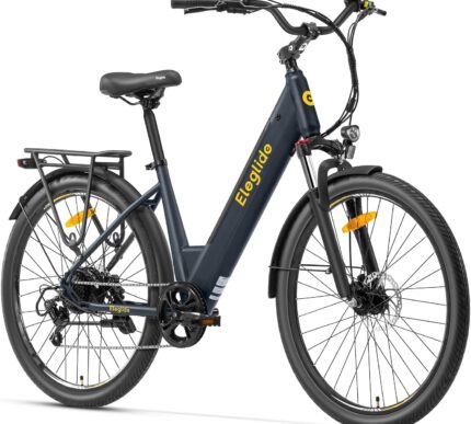 Eleglide T2 E Bike, 27,5" Trekkingrad E-Bike Herren Damen mit Hydraulische Scheibenbremsen, 36V 13Ah Akku,100km Reichweite, Elektrofahrrad mit 7-Gang-Getriebe, Pedelec Citybike EBike für Erwachsene