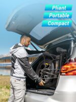 MilePort 1 Elektrofahrrad Für Erwachsene, 250W Klappbares Elektrofahrrad Mit 36V 13AH Abnehmbarem Akku, Geschwindigkeit 25KM/H und Reichweite 100KM, 20„* 3.0“ Fetter Reifen E-Bikes Für Stadtpendler