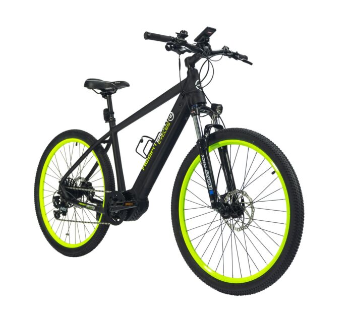 E-Bike Elektrofahrrad für Herren/Damen, 250W 25 km/h E-Mountainbike mit Batterie, Starker Motor, Kettenschaltung, Hydraulische Federgabel Pedelec