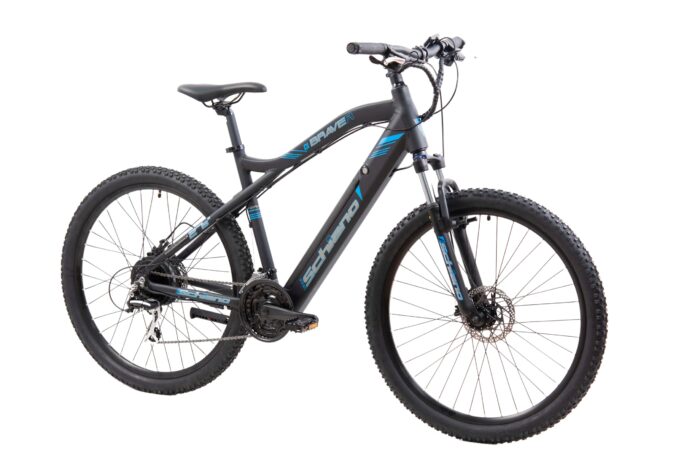 F.LLI Schiano Braver, E Bike Mountainbike, 27.5 Zoll, 36V 11.6Ah Abnehmbarer Akku, Motor 250W 50Nm, MTB Ebike für Herren und Damen