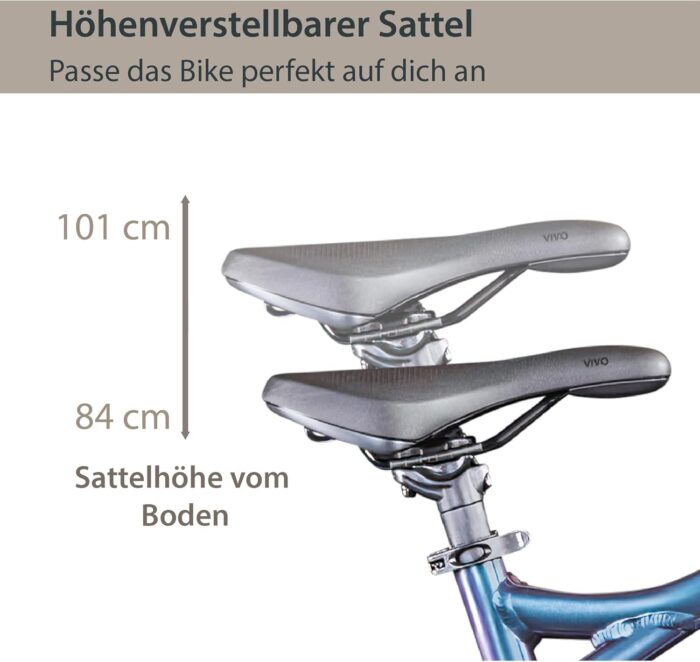 AGON E Bike Mountainbike 27,5 Zoll Alpha | Ebike Herren Damen 24 Gänge Schaltung | 250W Motor 540 Wh 15Ah Elektro MTB Fahrrad mit 15-135 km Reichweite Pedelec 36 V