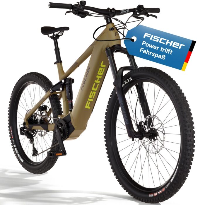 Fischer E-Bike MTB Montis 10.0i Ultimate Elektrofahrrad für Damen und Herren, RH 43, Mittelmotor 90 Nm, 36 V Akku
