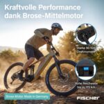 Fischer E-Bike MTB Montis 10.0i Ultimate Elektrofahrrad für Damen und Herren, RH 43, Mittelmotor 90 Nm, 36 V Akku