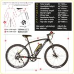 Swifty All Terrain Electric Bike Mountain Ebike - Perfektes Pendlerrad mit 7-Gang Shimano Schaltung und Scheibenbremsen