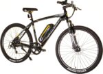 Swifty All Terrain Electric Bike Mountain Ebike - Perfektes Pendlerrad mit 7-Gang Shimano Schaltung und Scheibenbremsen