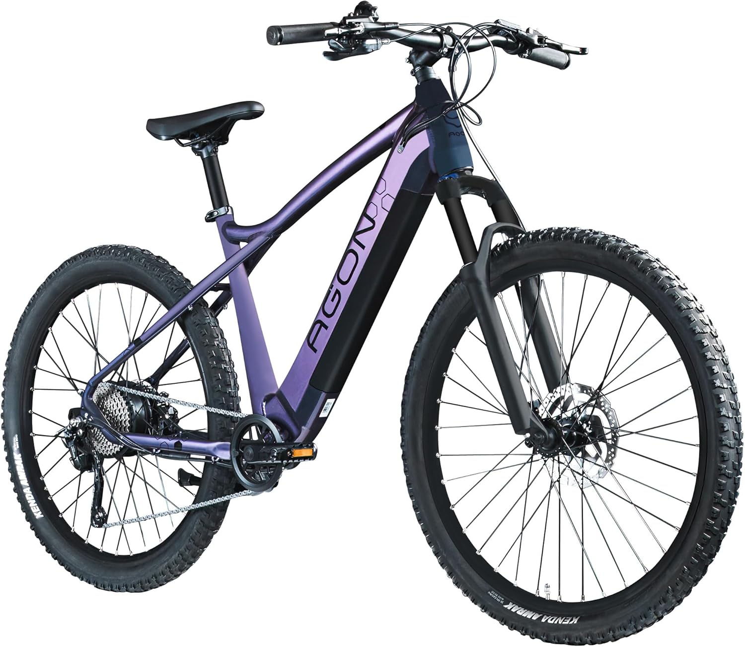 81axwSJQX1L._AC_SL1500 AGON E Bike Mountainbike 27,5 Zoll Alpha | Ebike Herren Damen 24 Gänge Schaltung | 250W Motor 540 Wh 15Ah Elektro MTB Fahrrad mit 15-135 km Reichweite Pedelec 36 V