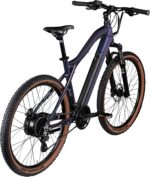 AGON E Bike Mountainbike 27,5 Zoll Alpha | Ebike Herren Damen 24 Gänge Schaltung | 250W Motor 540 Wh 15Ah Elektro MTB Fahrrad mit 15-135 km Reichweite Pedelec 36 V