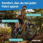 Fischer E-Bike MTB Montis 10.0i Ultimate Elektrofahrrad für Damen und Herren, RH 43, Mittelmotor 90 Nm, 36 V Akku